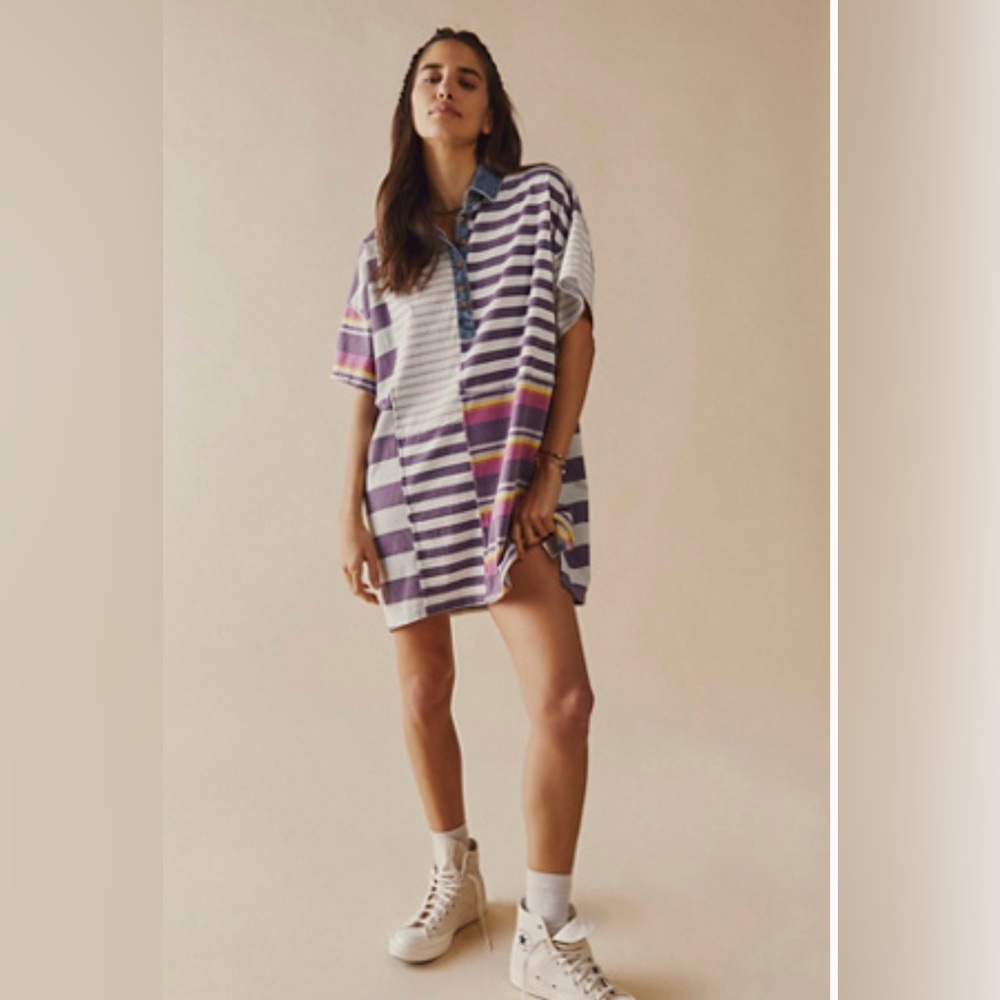 Free People Charlie Tee Dress. Large.